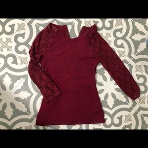 Women’s lace detail shirt. Express XS